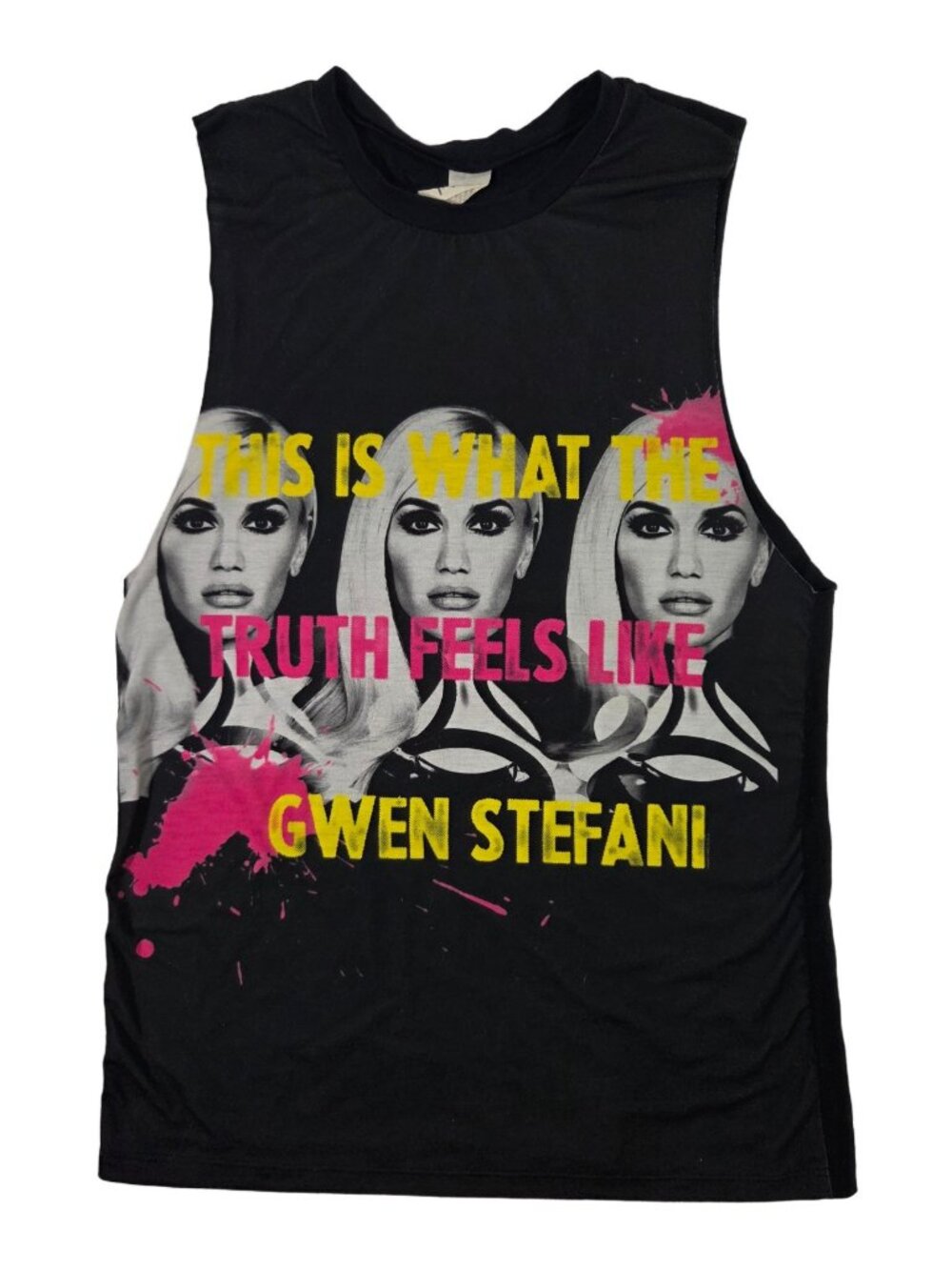 Gwen Stefani Tour 2016 Tank Top This Is What The Truth Feels Like Black Sz S